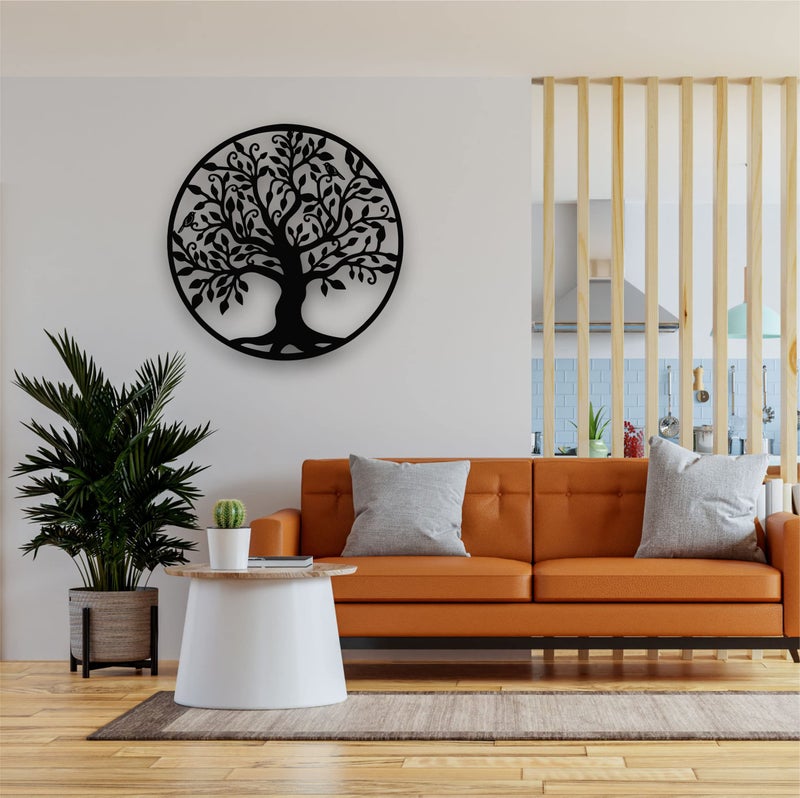 DEKADRON Metal Wall Art - Tree of Life - Family Tree Metal Wall Decor Home Office Decoration Bedroom Living Room Decor (23" W x 24" H/58x61cm) - Image 4